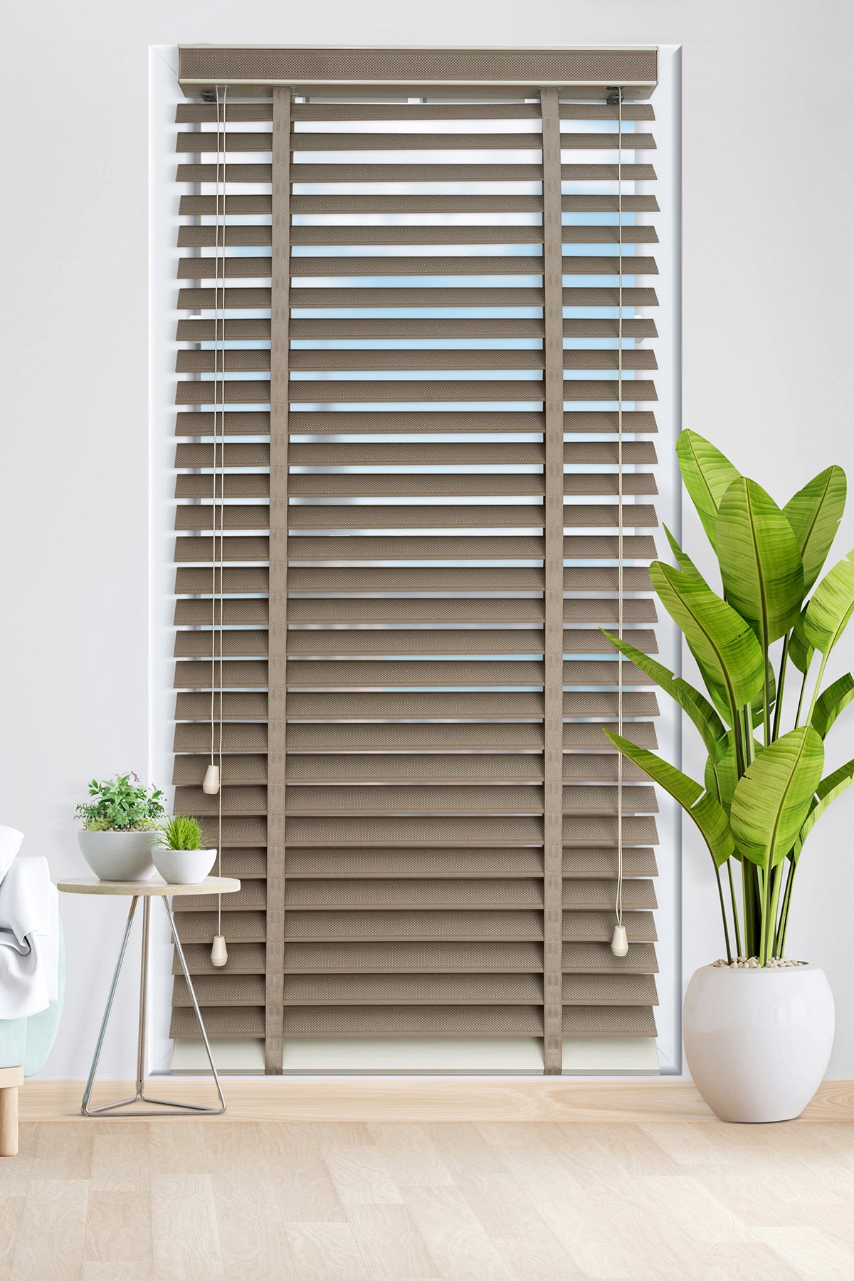 Fabric Window Blinds – Light Filtering Shades for Living Room & Office