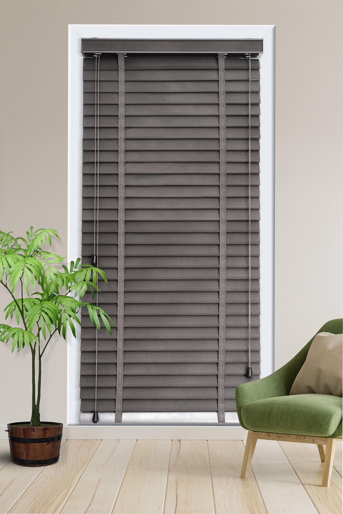 Fabric Window Blinds – Light Filtering Shades for Living Room & Office