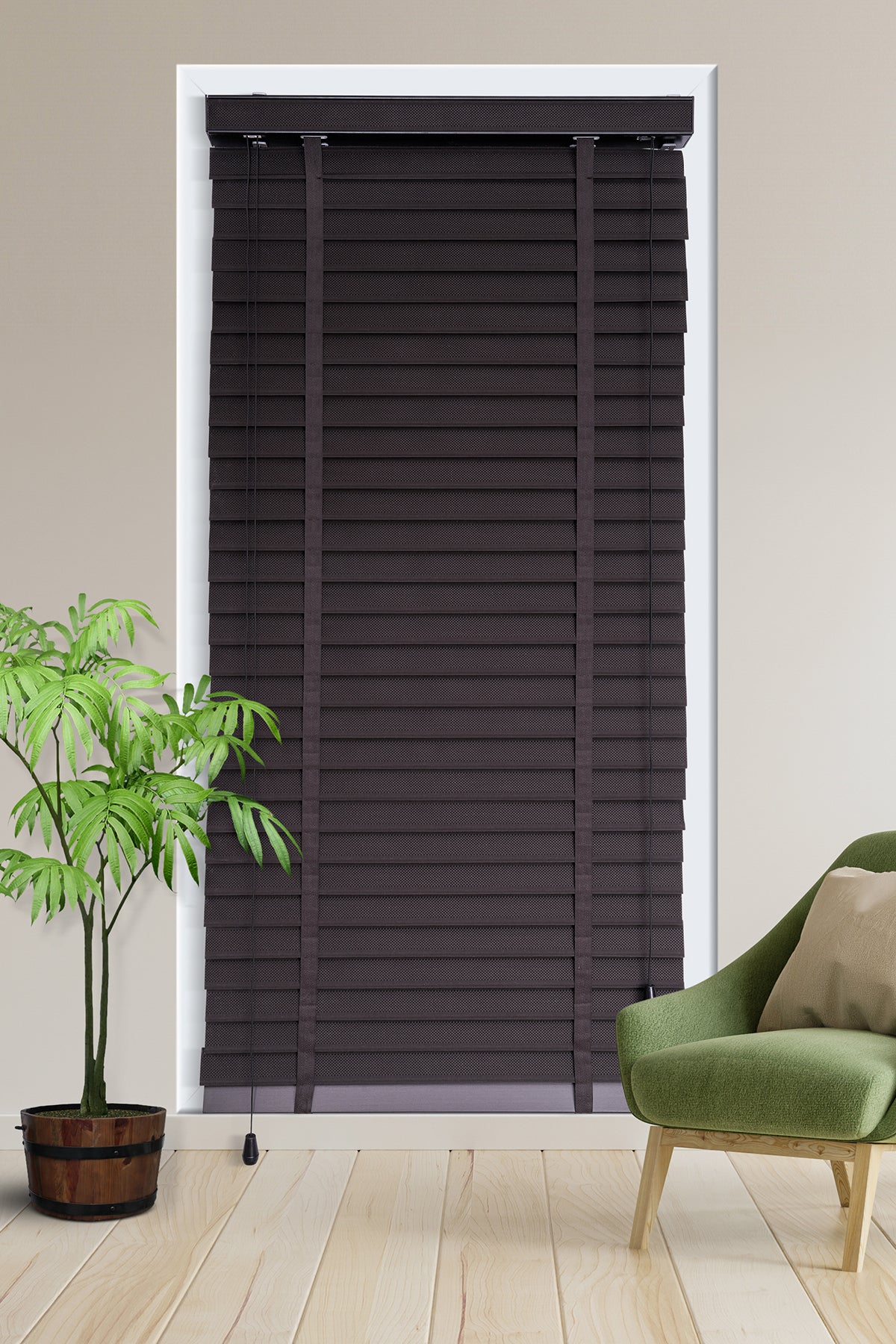 Fabric Window Blinds – Light Filtering Shades for Living Room & Office